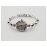 Vintage Jaclyn Smith Diamond Watch Mother Of