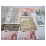 Mix Foreign Currency Paper Money Lot