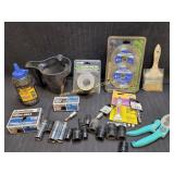 Garage Junk Drawer Misc - Sockets, Non Skid Tape,