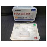 First Aid Kit 91323 & Partial Box Of Micropore
