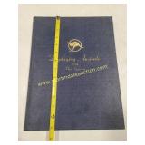 Vintage 1945 Book Displaying Australia & New