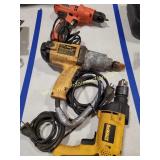 Mix Tools, B&D 3/8" Drill, Dewalt 1/2" Drill &