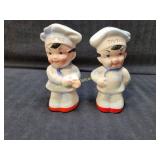Vintage MCM TAPPAN Chef Ceramic S & P Shakers