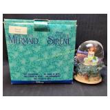 Vintage The Little Mermaid Musical Snow -Globe
