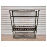 Vintage US Army Aluminum Rifle Storage Rack