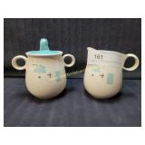 Vintage Vernons Ware Atomic Blue MCM Heavenly