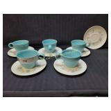 Vintage Vernons Ware Atomic Blue MCM Heavenly