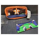 NIB Houston Astros Clear Bag & Gaiter