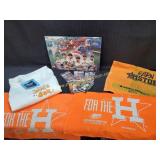 Houston Astros Tee, Towels, Trading Cards,