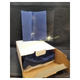 Partial Box Of Blue & Clear Dividers / Office