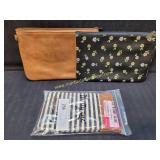3) Thirty-One Brand Cosmetic Bags - New