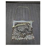 Vintage Art Deco Mesh Purse Geometric Link