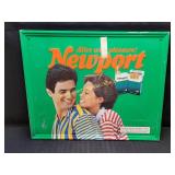 Vintage 1990 NEWPORT Cigarettes Metal Sign