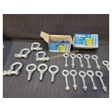 Mix Hardware Lot - Anchor Shackles, Eye Bolts,