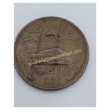 1966 Mexico 20 Centavos Coin