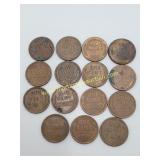 Mix Lot Of Wheat Pennies