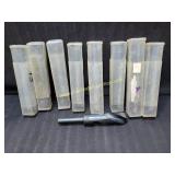 8) NEW HSS 1" Drill Bits 1/2" Shank