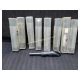 8) NEW HSS 1" Drill Bits 1/2" Shank