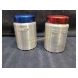Vintage Aluminum Shakers Cinnamon & All Spice