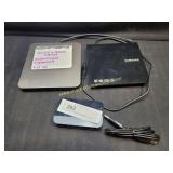 HP & Samsung Portable Disc Readers & D-link USB