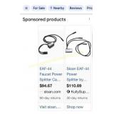 6 New SLOAN EAF-44 Power Splitters
