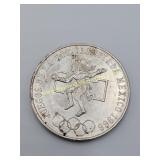 1968 Mexico Olympic Games Silver Coin 25 Pesos