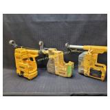 3) Dewalt Dust Extractors - Missing Parts No