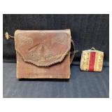 Vintage Made in Italy Tapestry Coin Purse &