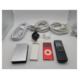 2 iPods, 1 Sony Voice Recorder & 1 Sony Memory