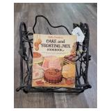 Wrought Iron Grapevine Theme Book Stand