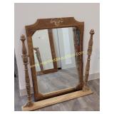 Antique Shaving Mirror - Damage