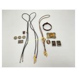 Bolo Ties, Western Button Covers