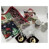 Christmas Decorative Items - Cristal Pedestal