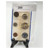 1960 Mint Proof Set - Silver mint coin set,