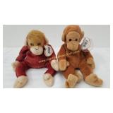 2 Vintage Beanie Baby 1995 SCHWEETHEART & CONGO