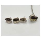 Champlin Anniversary 10K Gold Pins - Diamond Tie