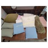 Large Group Of Decorative Pillows