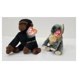 2 Vintage Beanie Baby 1996 CONGO & 1999