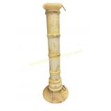 Alabaster Column Pedestal Light - Missing top