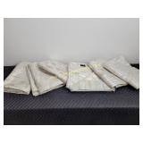 Group Of 6 Tahari Extra Long Curtains Polyester,