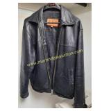 Menï¿½s Bench Leatherwear Bomber Jacket - Size