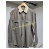 Menï¿½s Eddie Bauer Work Shirt, Size Medium