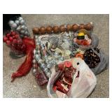 Christmas Decor - Red, Silver, Orange and Misc