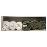Bath Towels - Microfiber Bath Sheets & Green Bath