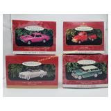 Qty 4 - Hallmark Keepsake Ornaments w Box