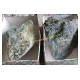 2 Decorative Garden Rocks