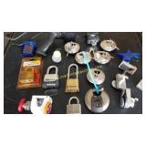 Mix Lot Of Padlocks & Magents