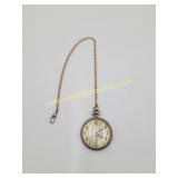 Elgin Menï¿½s Pocket Watch - Vintage, Silver-Tone