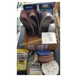Sand Paper Lot / Belts & Discs