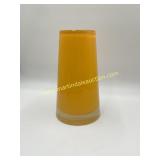 LIKELY Berï¿½nek Glass Vase 11 1/2  inch YELLOW
